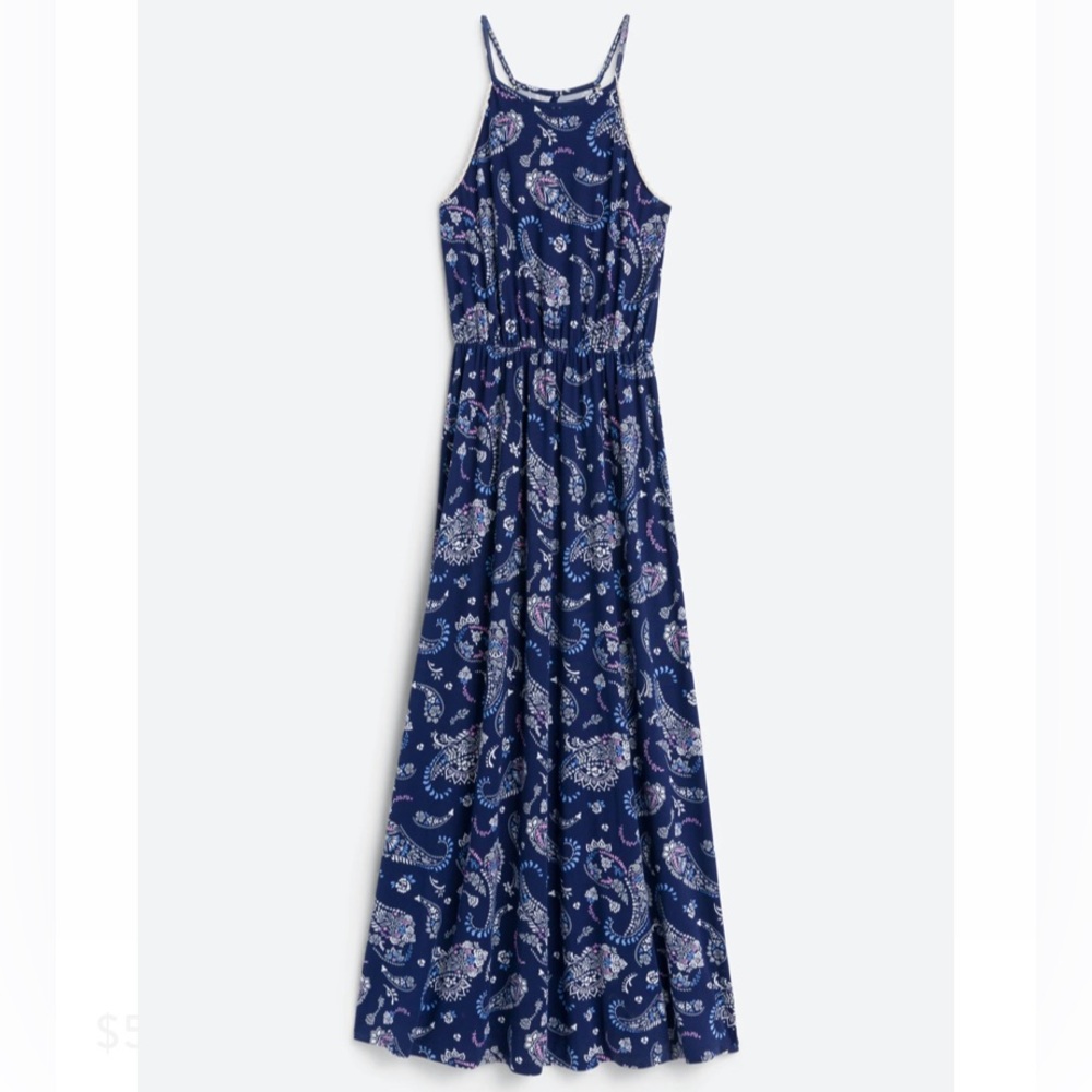 French Grey Maxi Dress